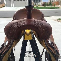 16 Henderson Team Penning cutting saddle