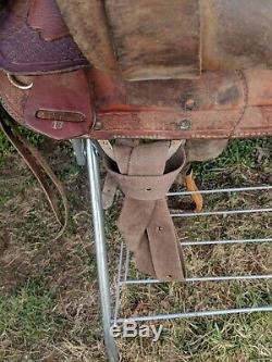 16 Hereford Tex Tan Western Saddle