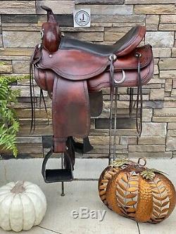 16 Hixon Gaited Saddle- Handmade, Quality, Western, Trail Saddle