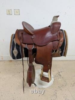 16 Inch Used Alamo Saddlery A-Fork Western Saddle 963-9824