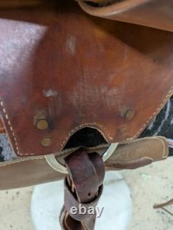 16 Inch Used Alamo Saddlery A-Fork Western Saddle 963-9824