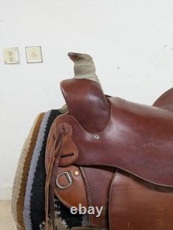 16 Inch Used Alamo Saddlery A-Fork Western Saddle 963-9824