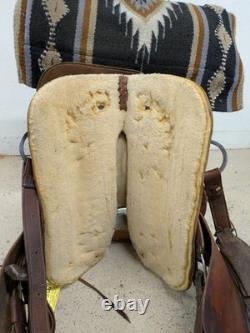 16 Inch Used Alamo Saddlery A-Fork Western Saddle 963-9824