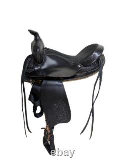16 Inch Used Bear Valley Western Trail Saddle 1077-11335