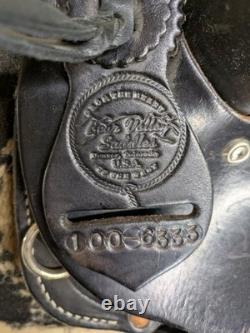 16 Inch Used Bear Valley Western Trail Saddle 1077-11335