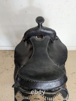 16 Inch Used Bear Valley Western Trail Saddle 1077-11335
