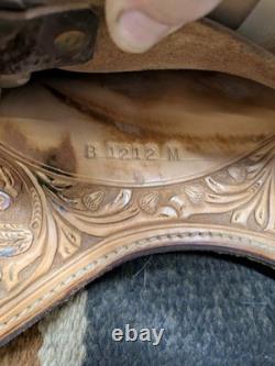 16 Inch Used Bob's Custom Western Pleasure Show Saddle 1078-11336