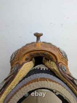 16 Inch Used Bob's Custom Western Pleasure Show Saddle 1078-11336