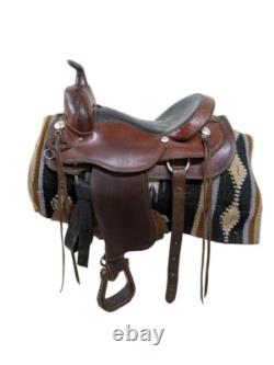 16 Inch Used Courts Saddlery Western Trail Saddle 967-9829