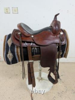 16 Inch Used Courts Saddlery Western Trail Saddle 967-9829