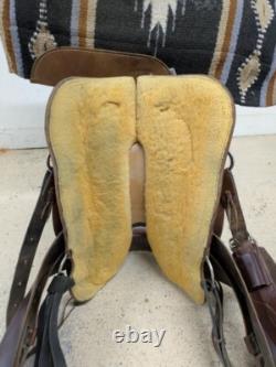 16 Inch Used Courts Saddlery Western Trail Saddle 967-9829