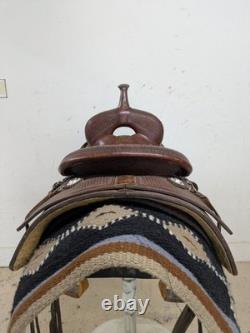 16 Inch Used Matt Gaines Martin Western Cutting Saddle 987-10179