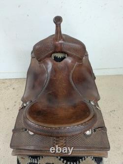16 Inch Used Matt Gaines Martin Western Cutting Saddle 987-10179