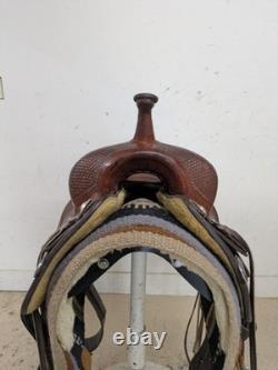16 Inch Used Matt Gaines Martin Western Cutting Saddle 987-10179