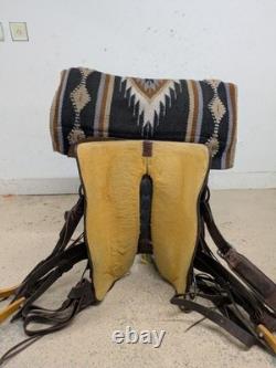 16 Inch Used Matt Gaines Martin Western Cutting Saddle 987-10179