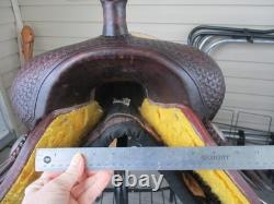 16'' JCM 1804-23 MARTIN ROPER FQH BARS WESTERN SADDLE w CINCH, B COLLAR 41 LBS