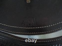 16'' JCM 1804-23 MARTIN ROPER FQH BARS WESTERN SADDLE w CINCH, B COLLAR 41 LBS