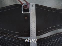 16'' JCM 1804-23 MARTIN ROPER FQH BARS WESTERN SADDLE w CINCH, B COLLAR 41 LBS