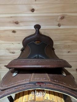 16 JJ Tack Shack Barbed Wire Team Penner Western Saddle Model 2070-6