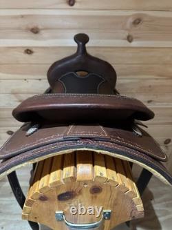 16 JJ Tack Shack Barbed Wire Team Penner Western Saddle Model 2070-6