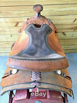 16 Johnny Ruff Custom Roughout Reiner Training Western Horse Saddle Made in USA