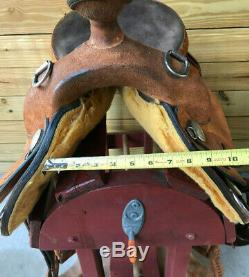 16 Johnny Ruff Custom Roughout Reiner Training Western Horse Saddle Made in USA