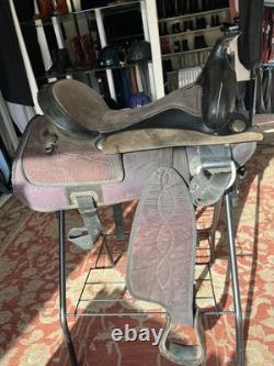 16 King Series Black All Around Western Saddle