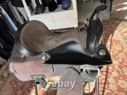 16 King Series Black All Around Western Saddle