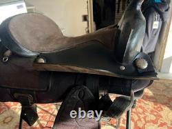16 King Series Black All Around Western Saddle