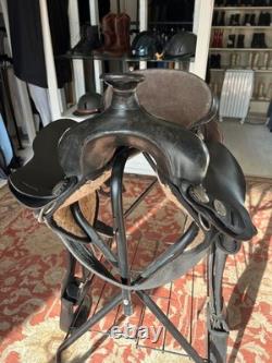 16 King Series Black All Around Western Saddle