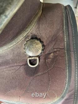 16 King Series Black All Around Western Saddle