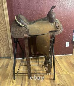 16 Masters barrel racing, Pleasure/Trail Western Saddle. Traditional leather