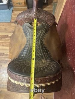 16 Masters barrel racing, Pleasure/Trail Western Saddle. Traditional leather