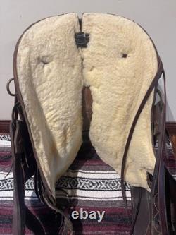 16 Mcall Wade roughout western, ranching, roping, trail saddle