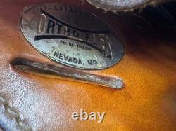 16 ORTHO-FLEX Basket Tooled Western Ranch Style Trail Saddle