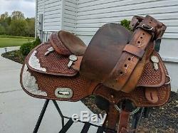 16 Original Billy Cook Maker Pleasure Reiner Show Western Saddle Model 3299