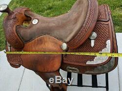 16 Original Billy Cook Maker Pleasure Reiner Show Western Saddle Model 3299