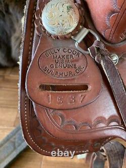 16 Original Billy Cook Western Trail Saddle, Sulphur, Oklahoma