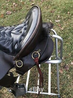 16 Original Tucker Western Tack Leather Endurance Pleasure Trail Saddle Brown