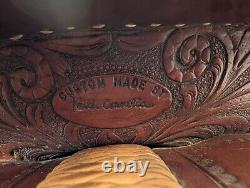 16 Pard's Keith Connella Handtooled Western Saddle (Versatility Reining Trail)