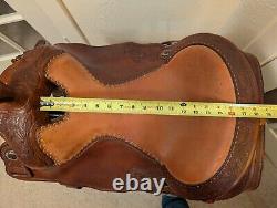 16 Pard's Keith Connella Handtooled Western Saddle (Versatility Reining Trail)