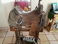 16 Powder River Ranch cutter saddle
