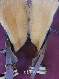 16 RS Saddlery Roping Ranch Horse Western Saddle #1036