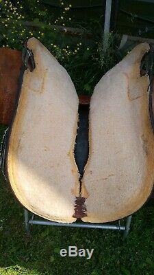 16 SIMCO Saddlery Haflinger Western Trail Saddle Chestnut Leather nice used