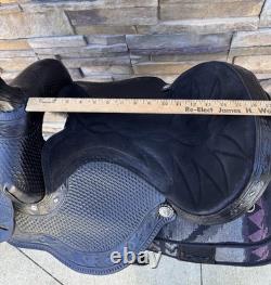 16 Saddle King Of Texas, Light Weight Western Trail Horse Saddle, Clean