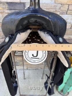16 Saddle King Of Texas, Light Weight Western Trail Horse Saddle, Clean