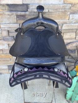 16 Saddle King Of Texas, Light Weight Western Trail Horse Saddle, Clean