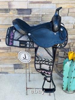 16 Saddle King Of Texas, Light Weight Western Trail Horse Saddle, Clean