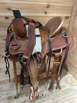 16 Saltgrass Saddlery Ranch Roper Western Saddle
