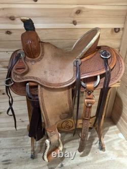 16 Saltgrass Saddlery Ranch Roper Western Saddle